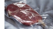 Vacuum packed meat